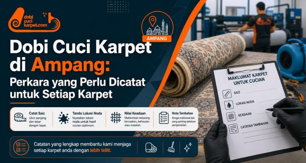 Dobi Cuci Karpet di Ampang: Perkara yang Perlu Dicatat untuk Setiap Karpet - Dobi Cuci Karpet